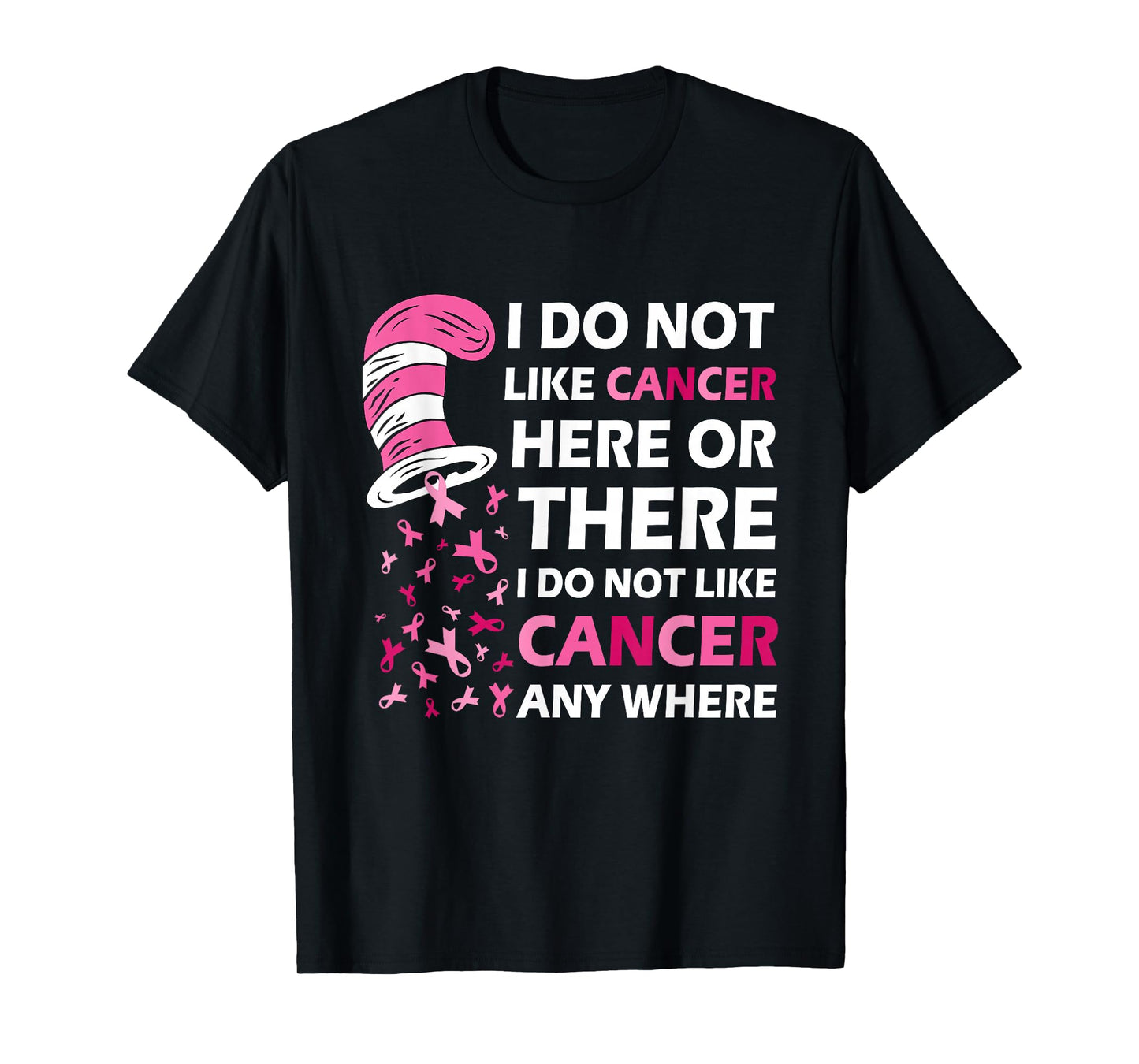 I Do Not Like Cancer Here Or There I Do Not Like Cancer T-Shirt