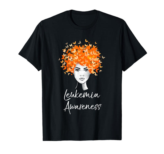 Leukemia Awareness T-Shirt Butterflies Gift Shirt T-Shirt