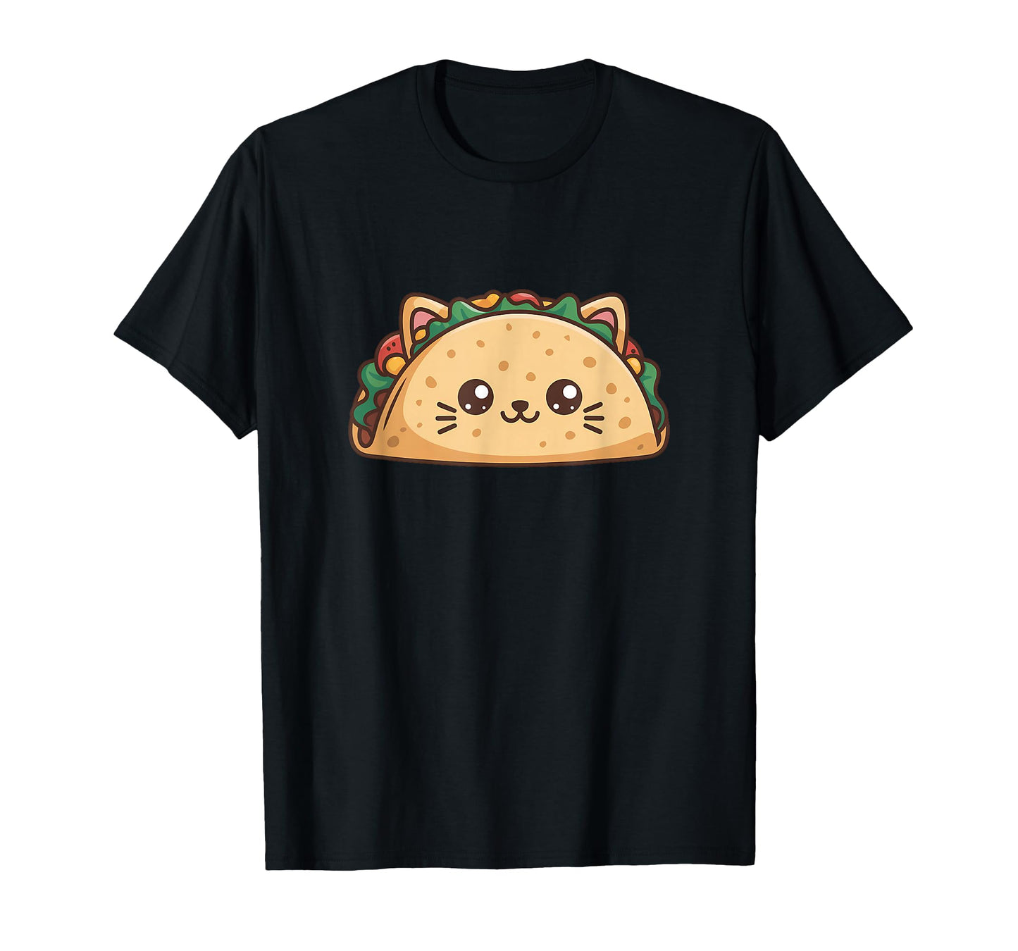 Taco Cat Cute Food Lover Kawaii T-Shirt
