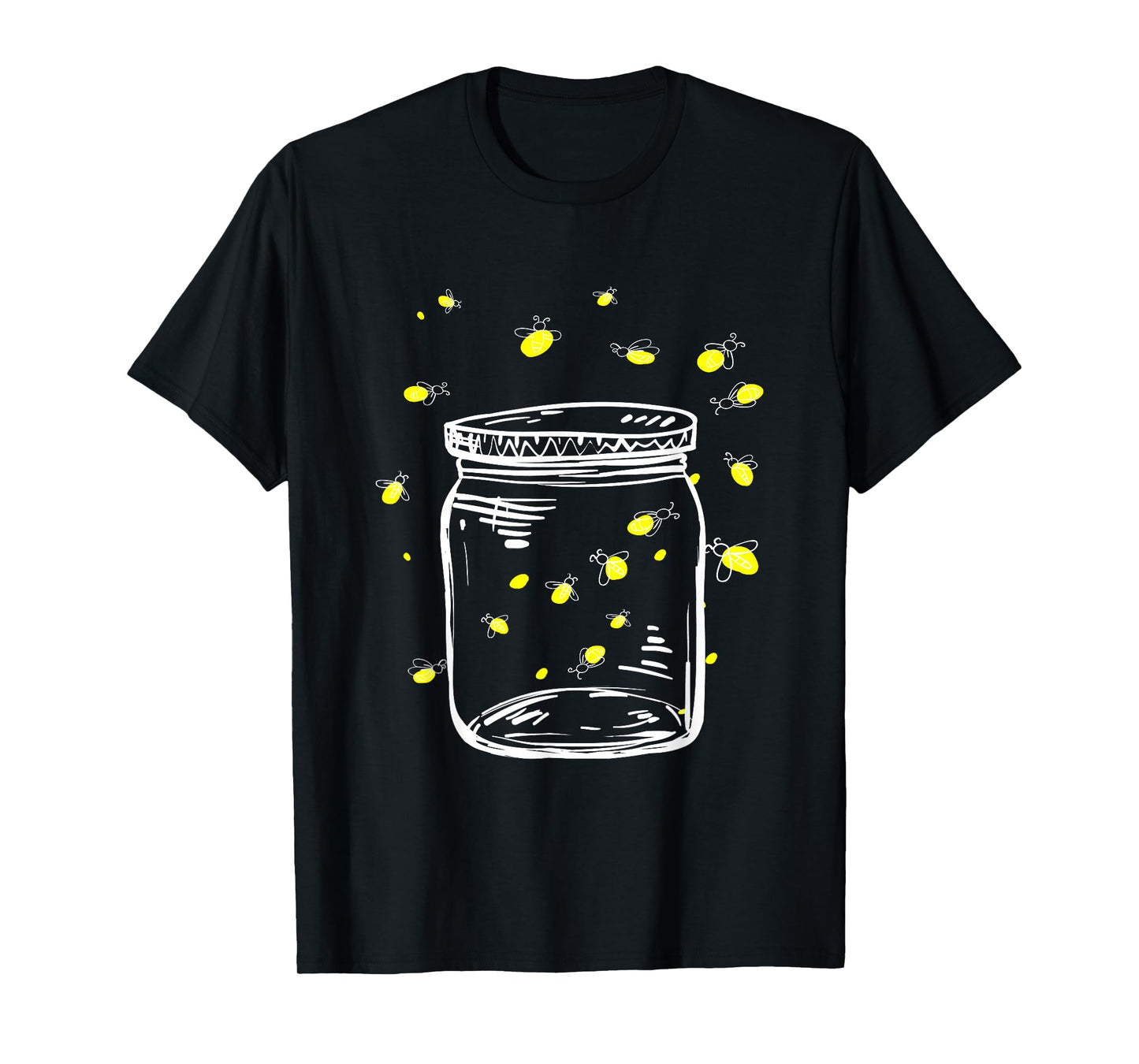 Fireflies in Glas Jar Fireflies I Firefly Insects T-Shirt
