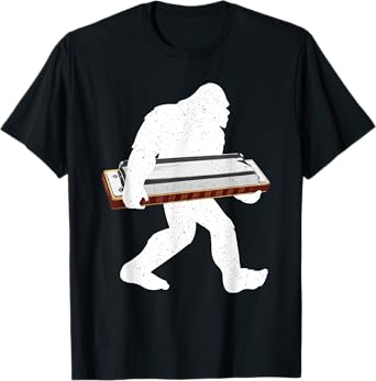 Funny Harmonica Art For Men Women Boys Girls Kid Harmonicist T-Shirt