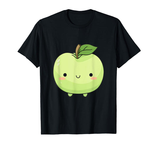 Apple Tree Apple Picking Crew Blossom Fruit Cute Green T-Shirt