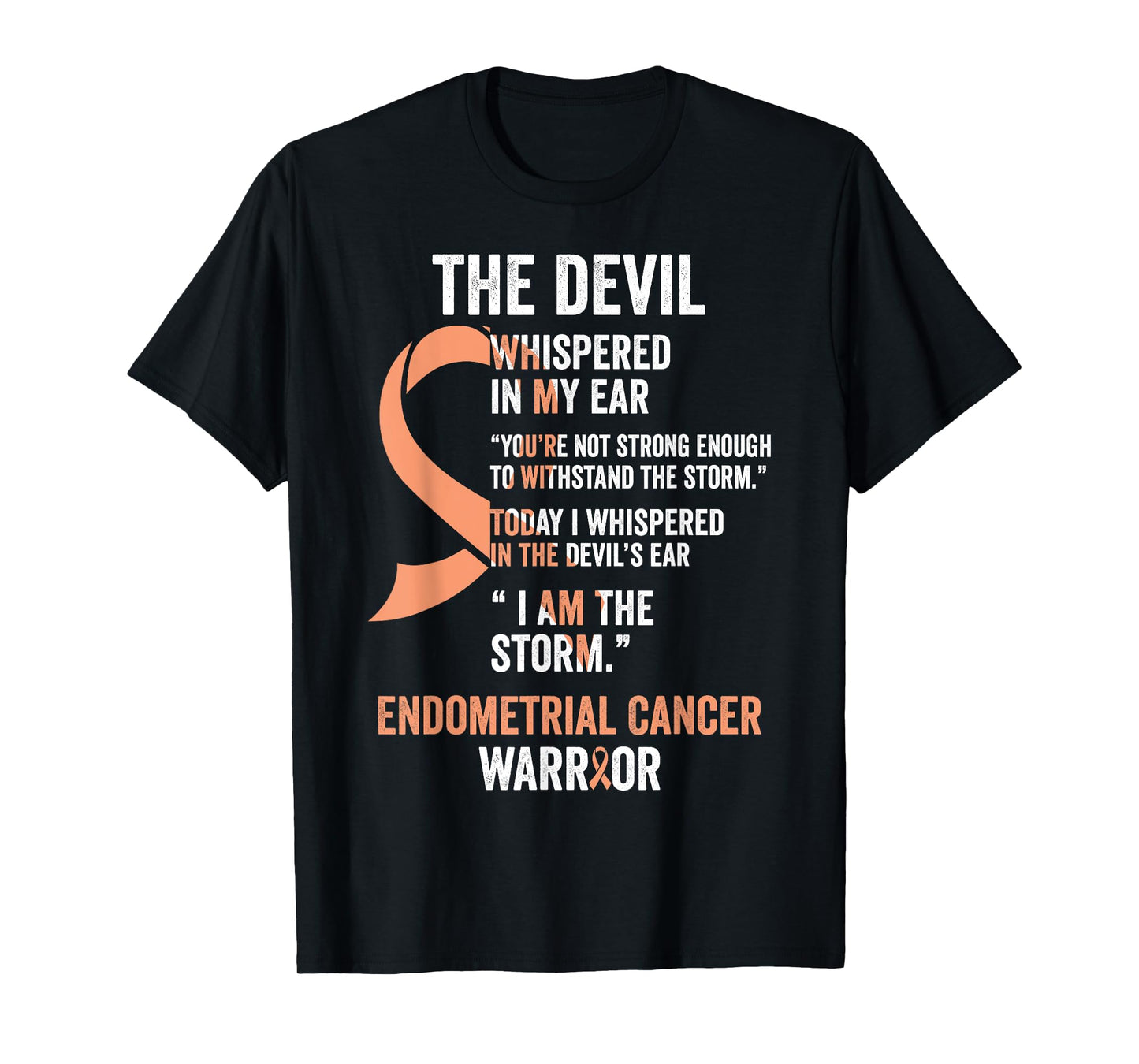 The Devil- Endometrial Cancer Awareness Ribbon T-Shirt
