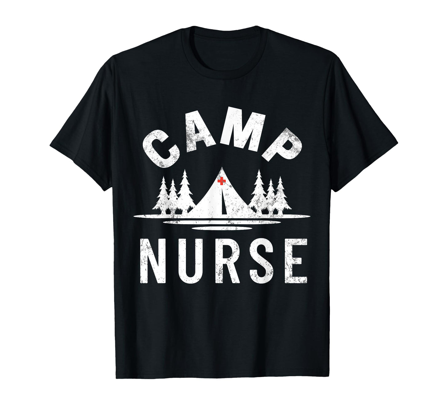 Vintage CAMP NURSE Outdoor Summer Camping T-Shirt for Men Women