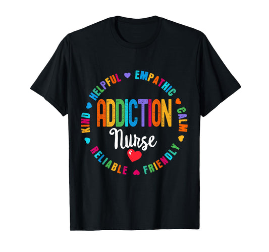 Addiction Nurse Rehab Recovery Nurses T-Shirt