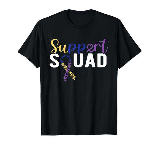 Support Squad Bladder Cancer Awareness T-Shirt