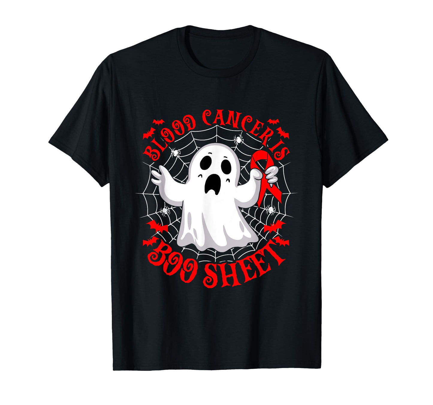 Blood Cancer is Boo Sheet Halloween Costume T-Shirt