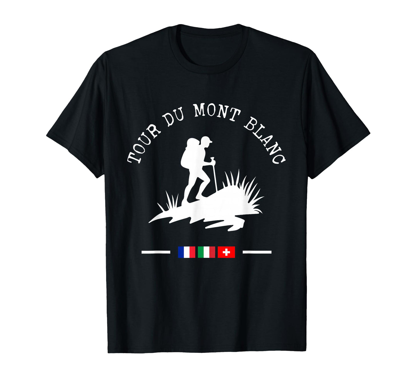 Tour du Mont Blanc Trail Long-Distance Hike Alps Trekking T-Shirt
