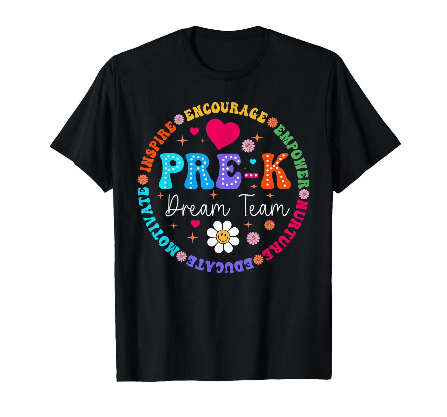 Pre K Dream Team Back To School Boys First Day Teacher T-Shirt