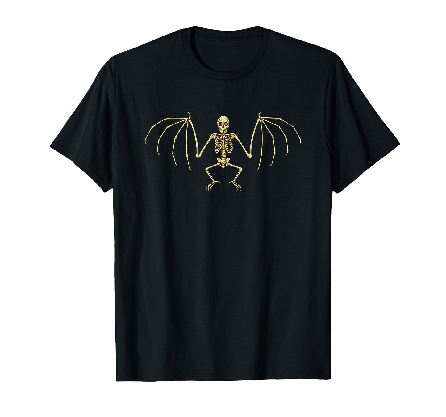 Skeleton Vampire Bat Human T-Shirt