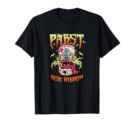 Pabst Blue Ribbon | Halloween Creature Can T-Shirt