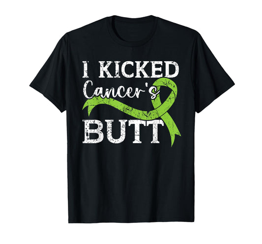 I Kicked Cancer's Butt Non-Hodgkin Lymphoma Awareness T-Shirt
