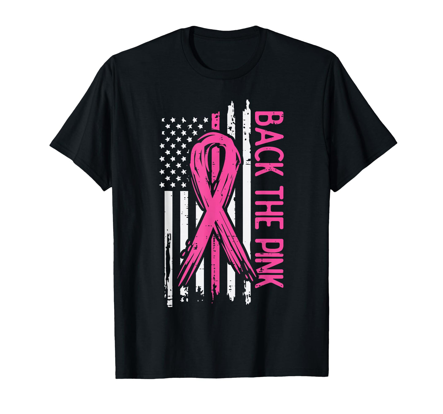 Breast Cancer Aware Back The Pink Pink Ribbon Women Kids Men T-Shirt