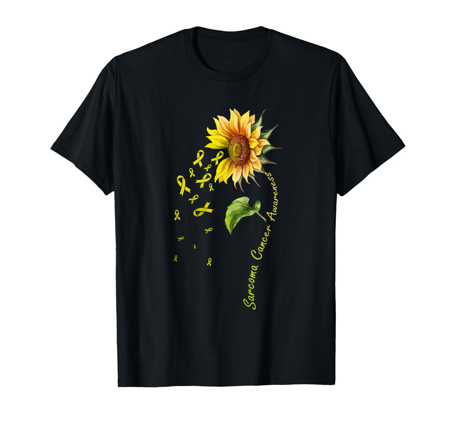 Sarcoma Cancer Awareness Sunflower Shirt T-Shirt
