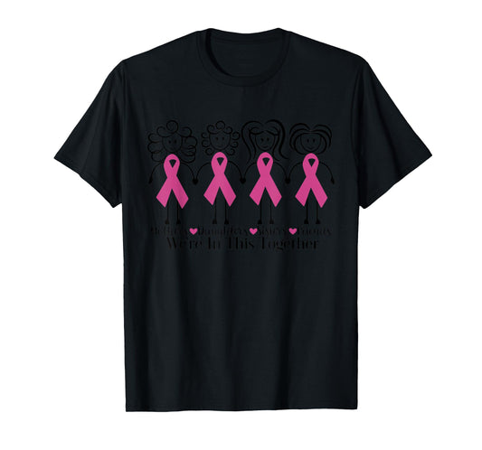 We Are In Together Family Friends Breast Cancer Awareness T-Shirt