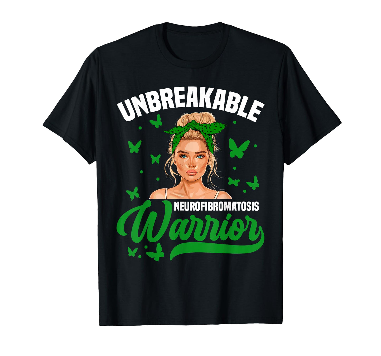 NF Awareness Unbreakable Women Neurofibromatosis T-Shirt