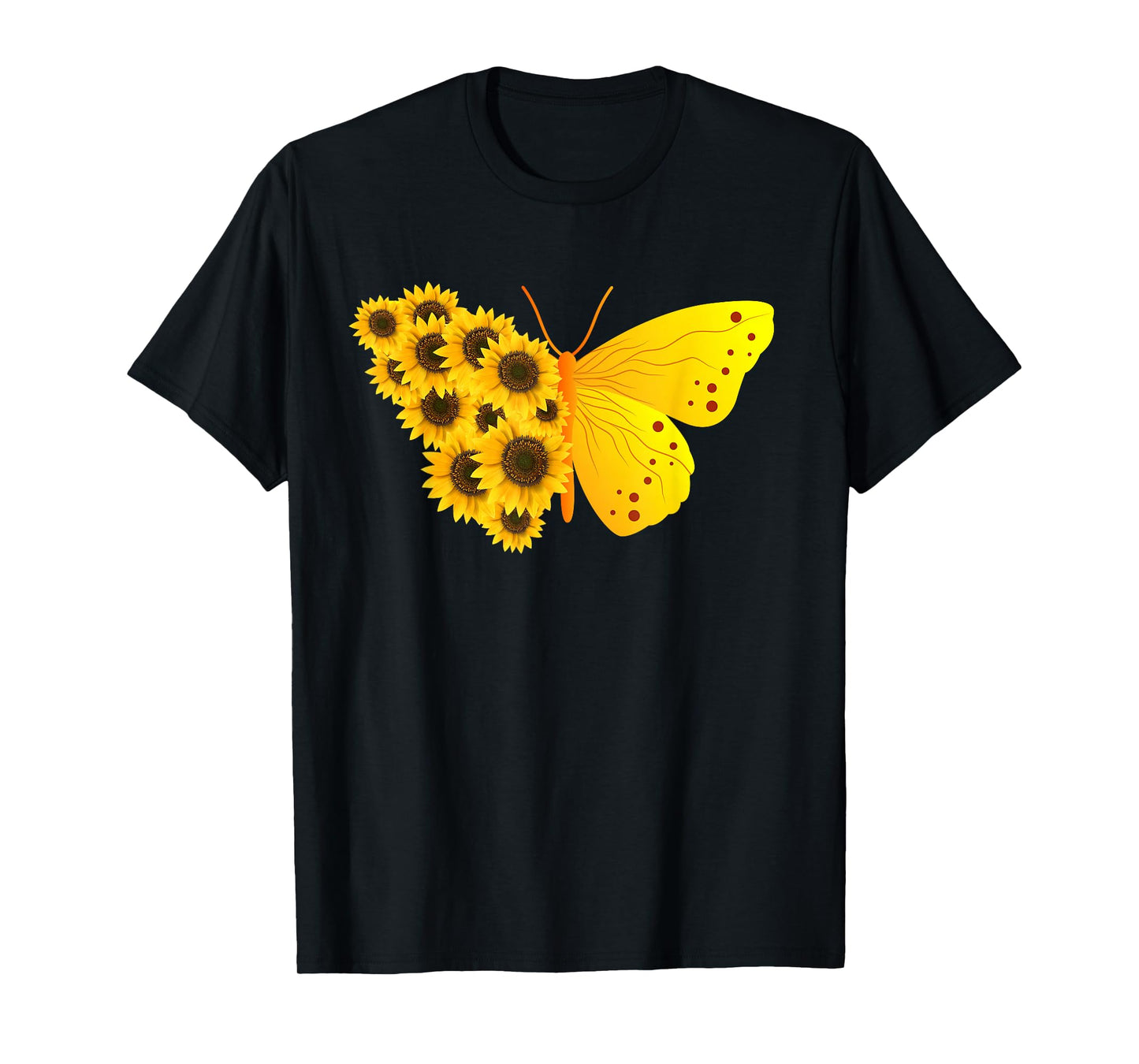 Sunflower Butterfly T-Shirt