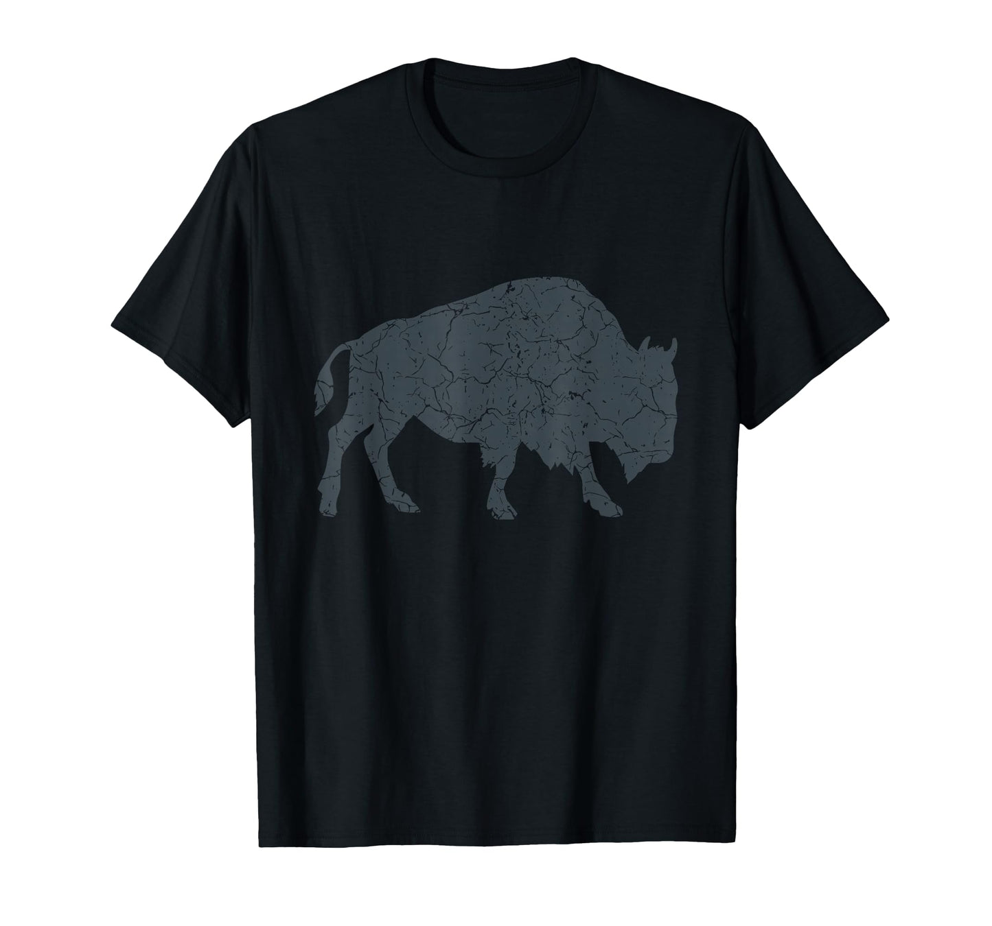 Vintage Buffalo I Distressed Bison T-Shirt