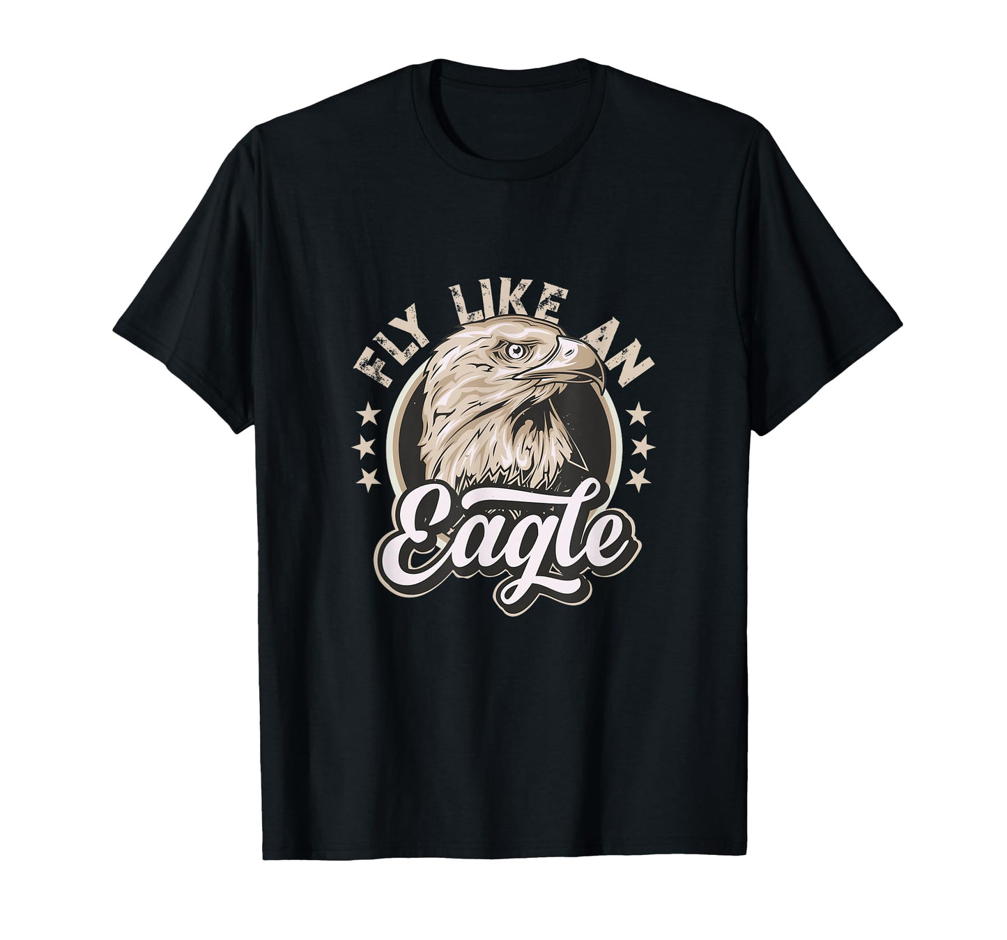 Mikels World Fly Like An Eagle - the American Way of Life T-Shirt