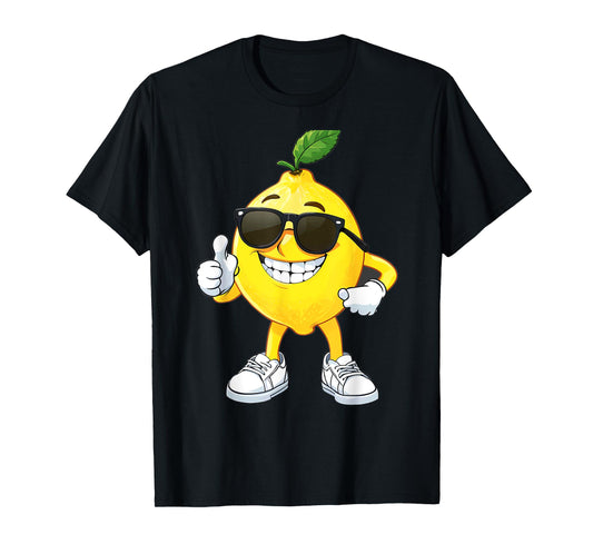 Happy Lemon Wearing Sunglasses Halloween Costume T-Shirt