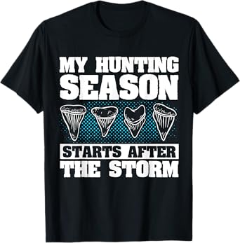 Shark Fossil Tooth Hunter T-Shirt