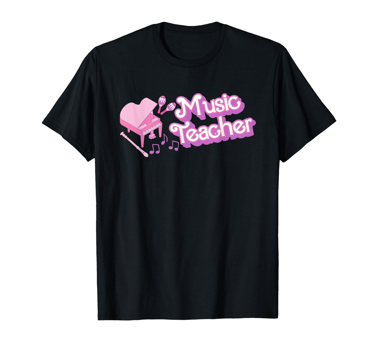 Women Music Teacher Back to School Music Education Students T-Shirt