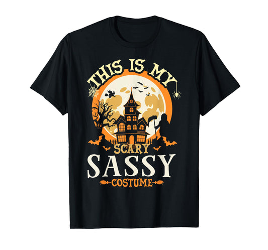 Matching My Scary Sassy Halloween Costume T-Shirt