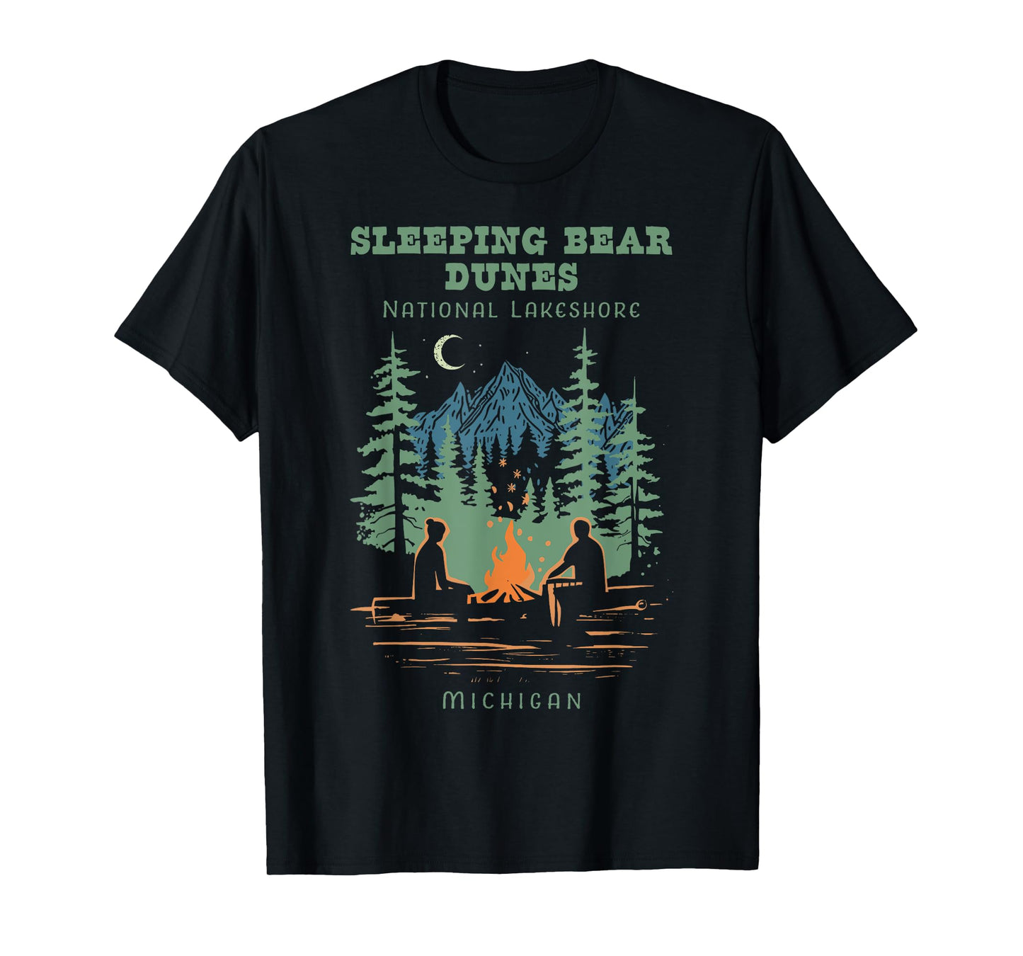 Sleeping Bear Dunes National Lakeshore Michigan Vintage T-Shirt