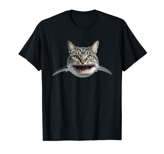 Catshark, silly cat shark face, funny sea monster T-Shirt for Men Women Kids