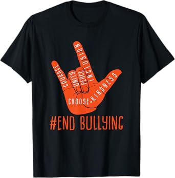 Unity Day Orange Kids 2022 Anti Bullying Love Sign Women T-Shirt