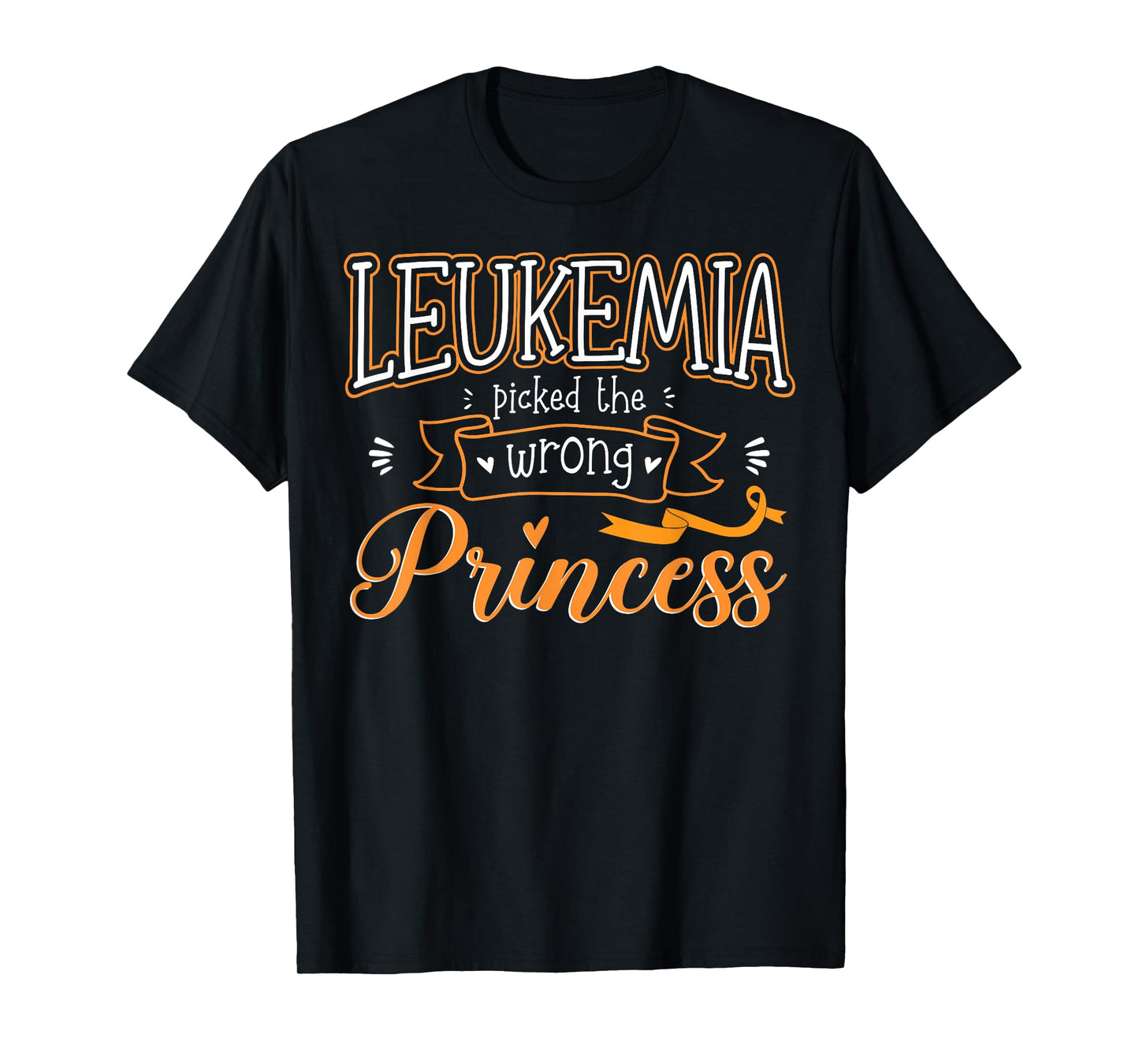Leukemia Picked The Wrong Princess Leukemia Awareness T-Shirt
