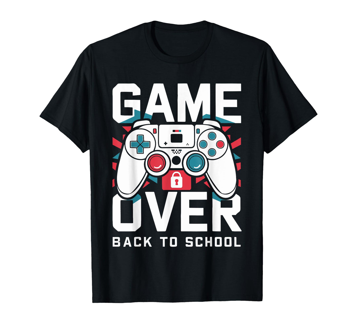 Game Over Back To School Shirt First Day Of School Boy Girl T-Shirt