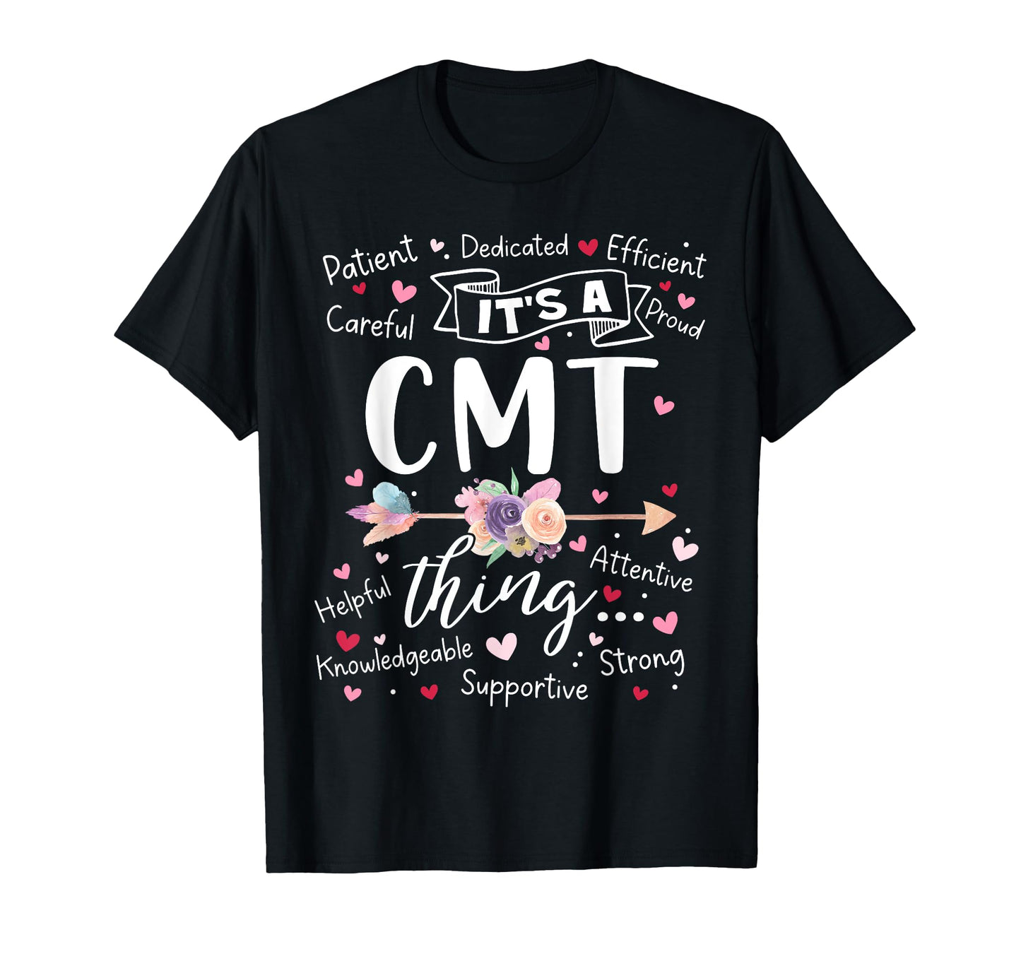 CMT Certified Medication Technician Squad Team Mother's Day T-Shirt