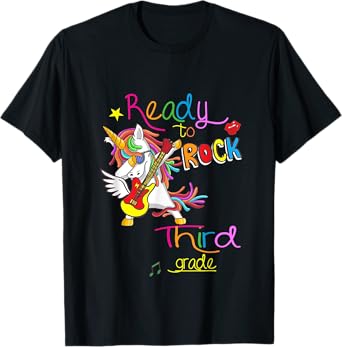Ready to rock third grade Back to school T-Shirt