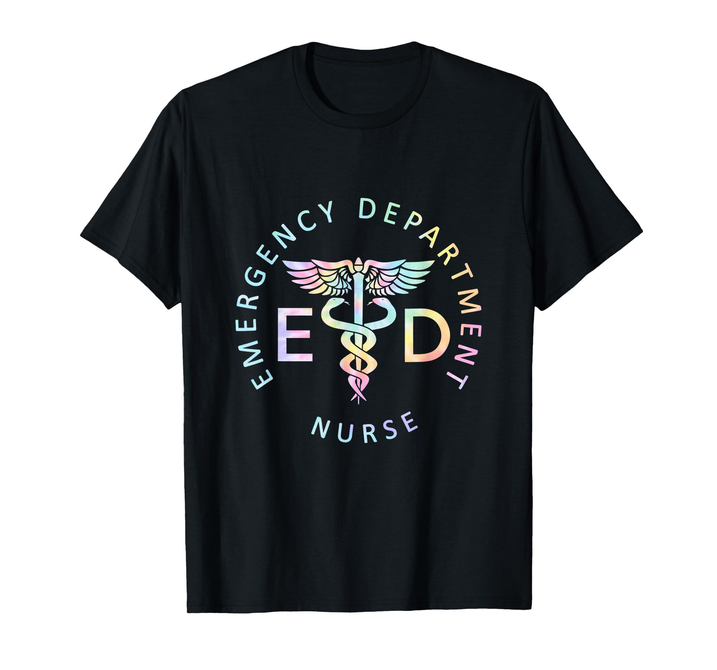 Emergency Nurse ED Nurse ER Emergency Department Nur Tie Dye T-Shirt