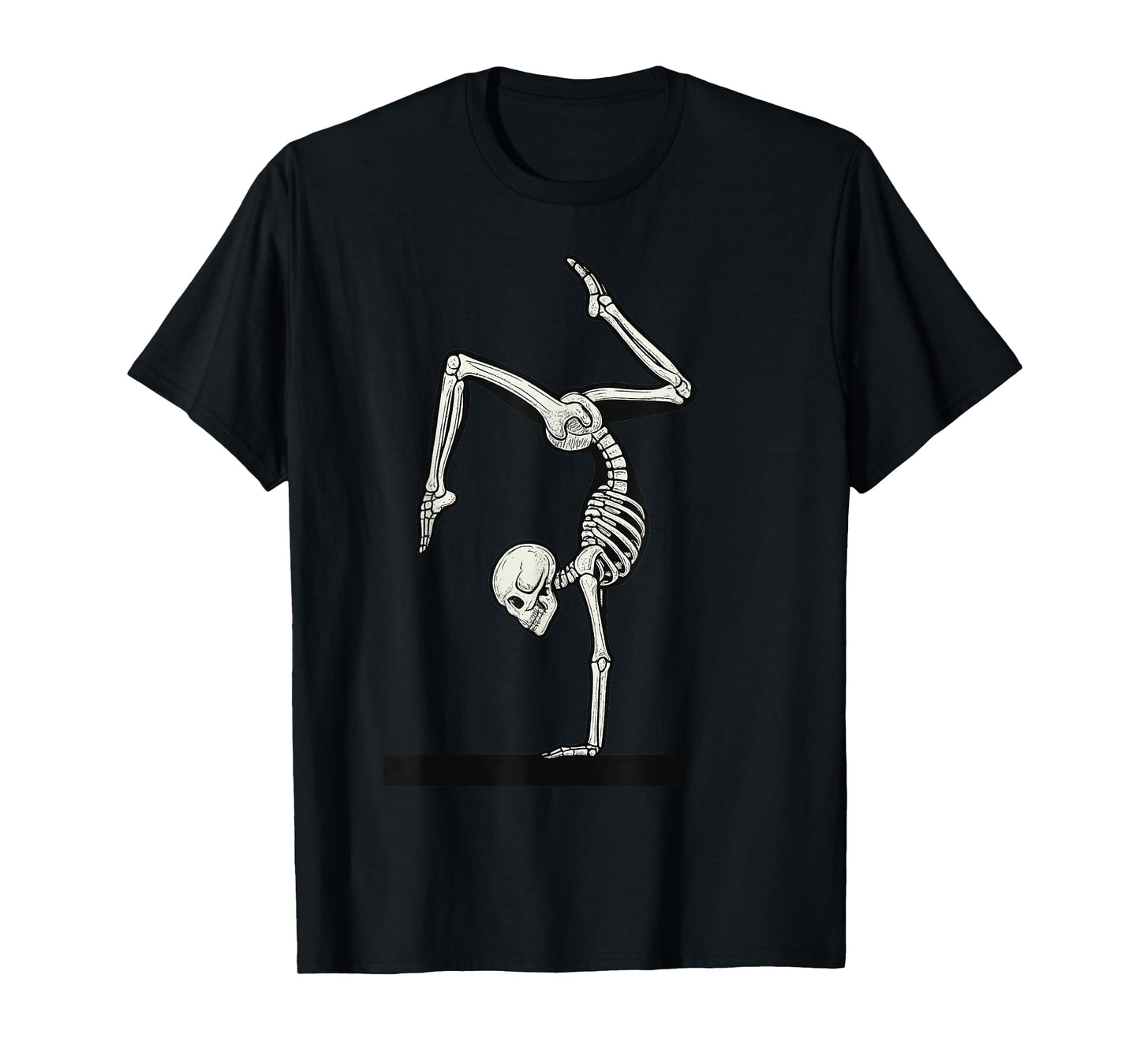 Skeleton Gymnastics Halloween T-Shirt