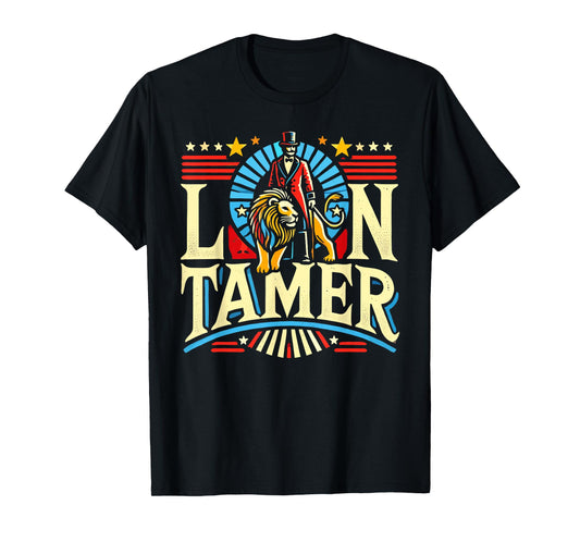 Lion Tamer Shirt Men Women Costume Ringmaster Costume T-Shirt