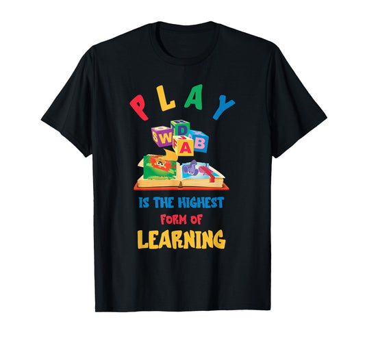 Daycare Provider Play ABC Childcare Teacher Appreciation T-Shirt