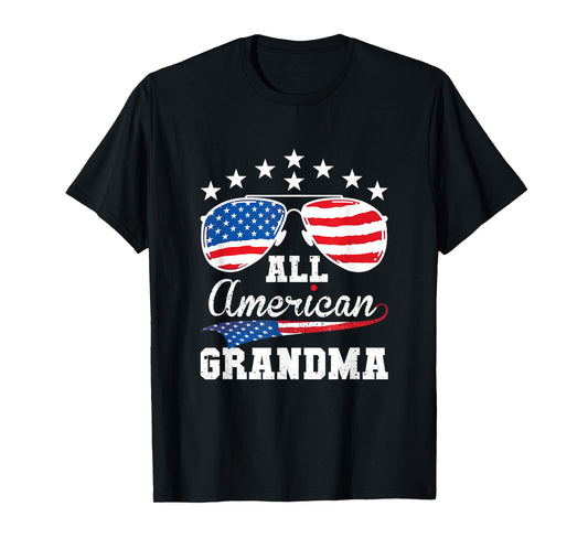 All American Grandma 4th of July Matching Family T-Shirt