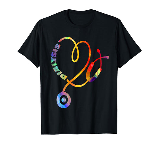 Dialysis Technician Nurse - Kidney Heartbeat T-Shirt