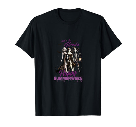 Happy Summerween Ghoul Girl Squad T-Shirt