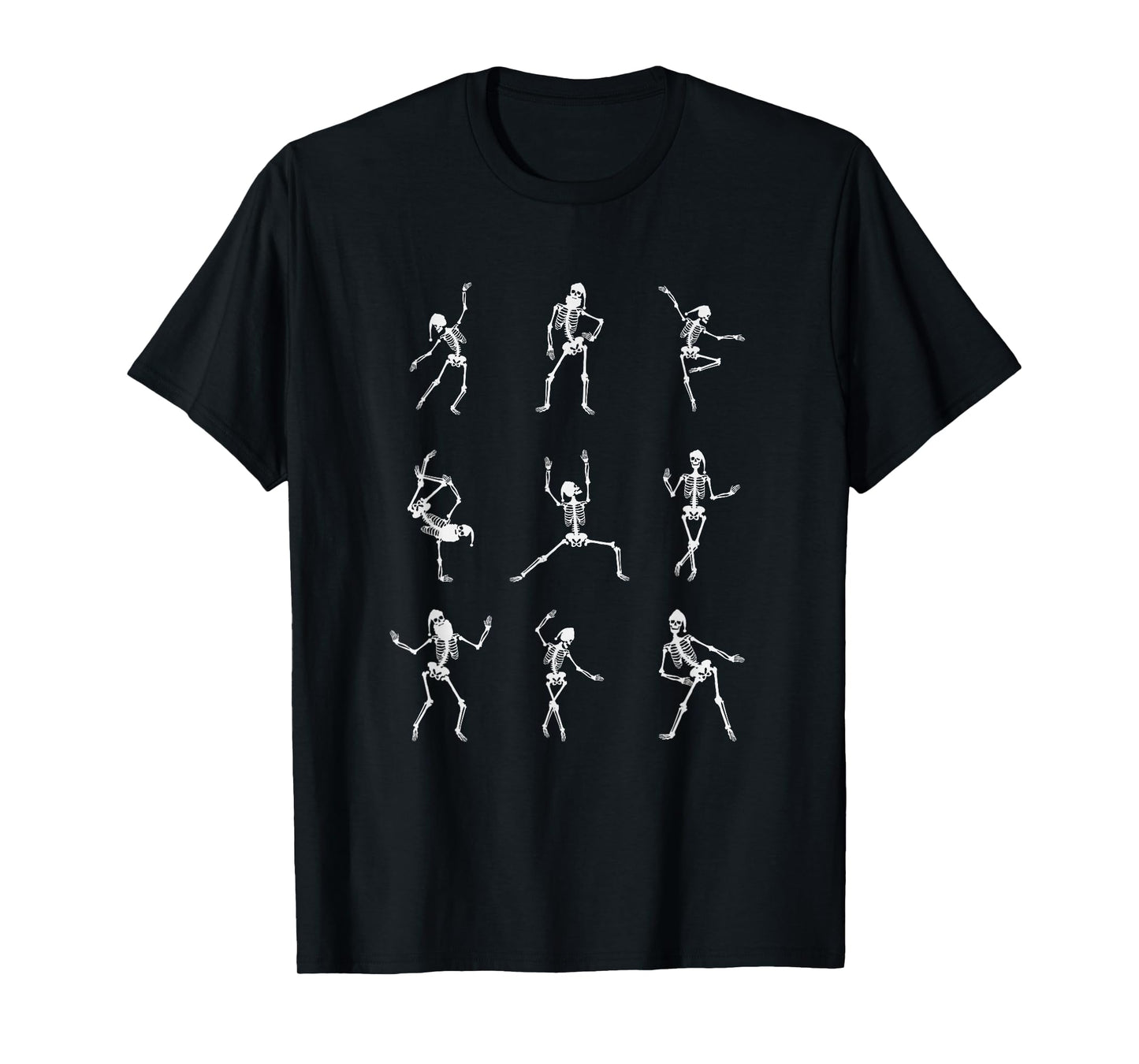 Halloween Funny Spooky Dancing Skeleton Costume T-Shirt