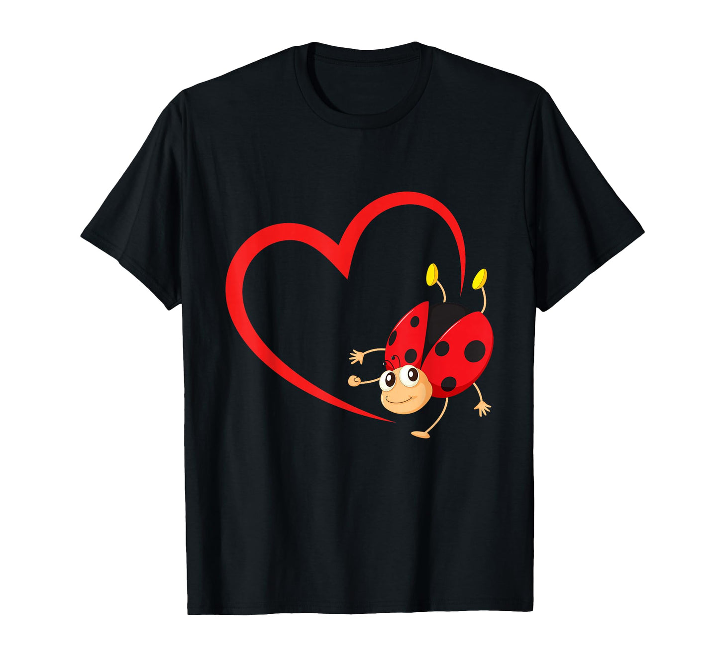 Ladybug Heart - Insectologist Insect Zoology Entomologist T-Shirt