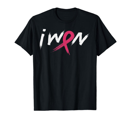 Breast Cancer Awareness Shirt Pink Ribbon I Won Survivor T-Shirt
