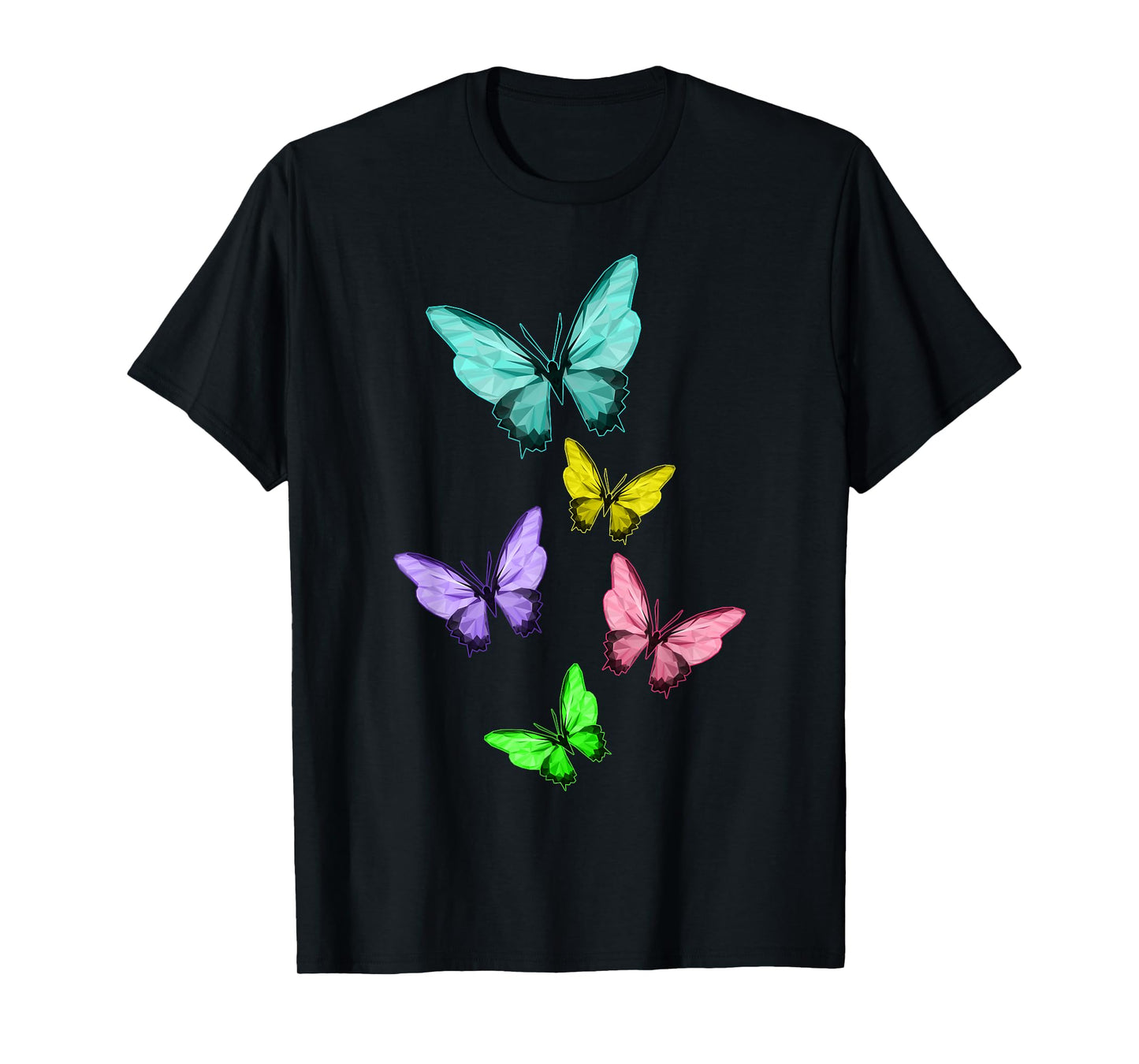 Colorful Butterflies Shirt Nature Monarch Butterfly Lover T-Shirt