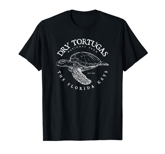 Dry Tortugas National Park Florida Keys Scuba Diving Turtle T-Shirt