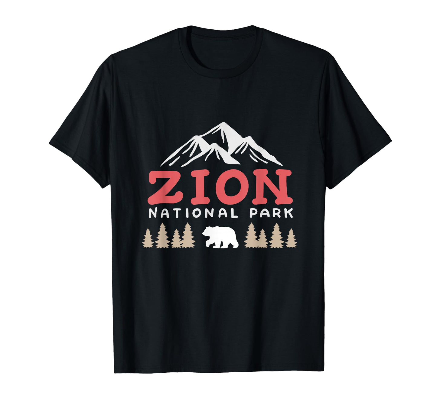 ZION National Park Utah Mountain Hiker Camper Men Women Kids T-Shirt