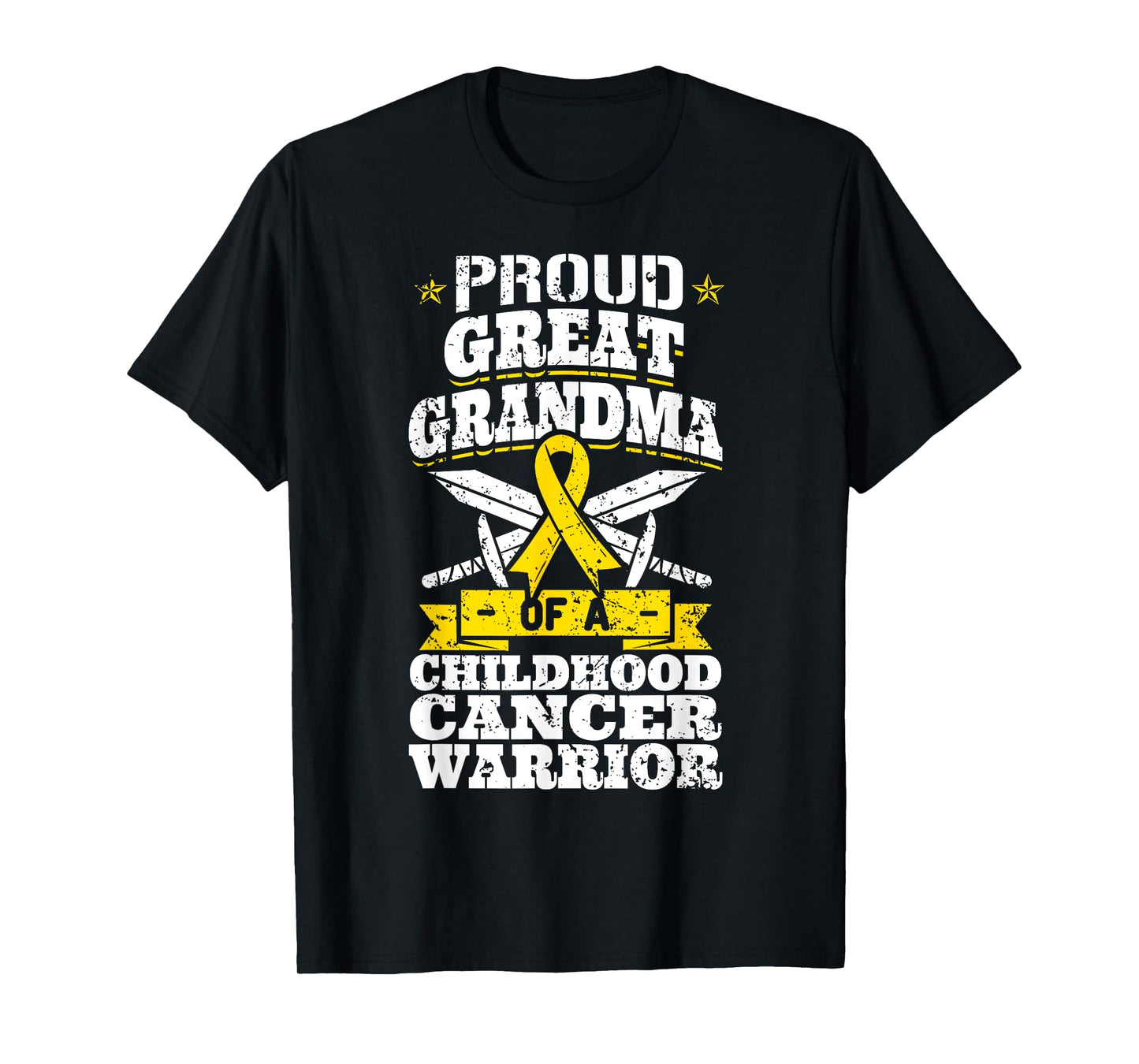 Proud Great Grandma Of A Childhood Cancer Warrior Awareness T-Shirt