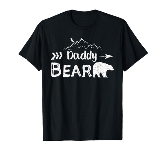 Daddy Bear Shirt Matching Family Mama Papa Bear Camping Gift T-Shirt