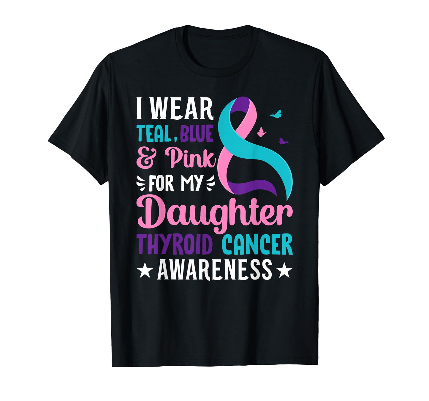 Thyroid Father/Mother of a Warrior Thyroid Cancer Awareness T-Shirt